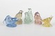 Paul Hoff for Kosta Boda, set of five bird figurines.