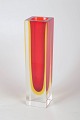Murano art glass vase.