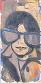 L'Art presents: William Hansen, oil on board, listed Danish artist.