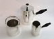 Lundin Antique presents: Hans Hansen. Design, Karl Gustarv Hansen. Model 566. Tea service in sterling silver, ...