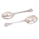Aabenraa Antikvitetshandel presents: Pair of Danish late 17th century silver spoons by E. A. Winther, Aarhus, ...