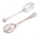 Aabenraa Antikvitetshandel presents: Two Danish early 18th century silve spoons by A. C. Schefmand, Aarhus, ...