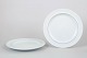 Grethe Meyer for Royal Copenhagen, two Blue Line dinner plates.