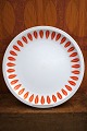 K&Co. presents: Retro dinner plate from Lyngby Porcelain (Danild) from the 60s. in the Orange Lotus pattern...