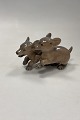 Danam Antik presents: Royal Copenhagen Figurine Dachshund pair Olaf Mathiesen 1920 No. 2120