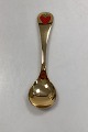 Georg Jensen Annual Spoon 2001 in Gilded Sterling Silver