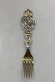 Danam Antik presents: Anton Michelsen Commemorative Fork in Gilded Sterling Silver from 1923