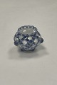 Danam Antik presents: Royal Copenhagen Blue Fluted Full lace Vase with Snails No. 1045