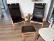 1 set of classic high-backed armchairs with matching ...