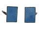 Antik K presents: MEKA sterling silverLight blue enamel cufflinks from 1970-1980