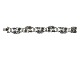 SilverBracelet with flowers from 1940-1960