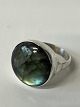 Antik Huset presents: Signet ring in sterling silver with inlaid LabradoriteSize 63