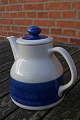 Blue Koka Swedish porcelain, covered coffee pots