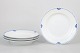 L'Art presents: Set of four Royal Copenhagen Princess deep plates.