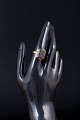 L'Art presents: 8 carat gold ring with smoky quartz. Scandinavian goldsmith.