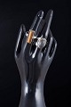 L'Art presents: Gfab Sweden, set of two silver rings.