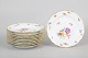 L'Art presents: Meissen, Saxon Flower, set of ten side plates.