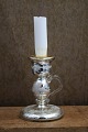 K&Co. presents: Rare 19th century chamber candlestick in Mercury Glass with handle and fine old patina...
