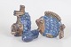 L'Art presents: Three fish figurines by Ego Fischer, Sweden.