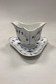 Danam Antik presents: Royal Copenhagen Blue Fluted Plain Triangular Sauce Bowl No. 203