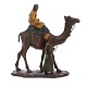 Aabenraa Antikvitetshandel presents: Vienna bronze by Franz Bergman. H: 15cm. L: 15cm