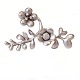 Aabenraa Antikvitetshandel presents: Ole Lynggaard Copenhagen 18kt white gold with diamonds clasp. Size: 48x32cm