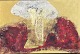 Dansk Kunstgalleri presents: "Composition with woman" Acrylic painting on canvas
