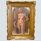 Antik Damgaard-Lauritsen presents: Academy painting; Model study, oil on canvas