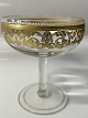Antik Huset presents: Champagne bowl with gold paint from around 1920Height: cm. 11.0 cm.
