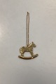 Danam Antik presents: Georg Jensen Christmas Ornament - Rocking Horse 1996
