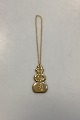 Danam Antik presents: Georg Jensen Christmas Ornament - Snowman 1999