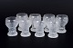 L'Art presents: Timo Sarpaneva for Iittala, set of eight schnapps glasses.