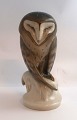 Lundin Antique presents: Royal copenhagen. Porcelain figurine. Owl. Model 273. Height 21.5 cm. (1 quality)