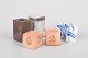 L'Art presents: Set of five miniature vessels.