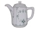 Antik K presents: Green Blue Fluted Plain Thick PorcelainSmall coffee pot