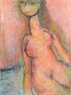 L'Art presents: Henry Sandoz, oil on canvas, listed Swiss visual artist.