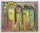L'Art presents: Louis Zelig, oil on canvas, listed Swedish-Romanian visual artist.