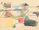 L'Art presents: Eugène de Kermadec, mixed media, listed French visual artist.