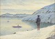 L'Art presents: Emanuel A. Petersen, oil painting, listed Danish visual artist.
