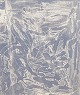 L'Art presents: Per Kirkeby, colour zincograph, listed Danish visual artist.