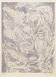 L'Art presents: Per Kirkeby, colour zincograph, listed Danish visual artist.