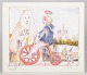 L'Art presents: Jeppe Eisner, colour lithograph, listed Danish visual artist.