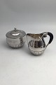 Georg Jensen og Wendel Sterling Silver Creamer and Sugar ...