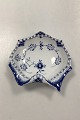 Danam Antik presents: Royal Copenhagen Blue Fluted Full Lace Mussel-Shaped Dish No. 1074
