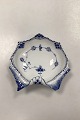 Danam Antik presents: Royal Copenhagen Blue Fluted Half Lace Mussel-Shaped Dish No. 557