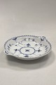 Danam Antik presents: Royal Copenhagen Blue Fluted Half Lace Round Serving Dish No. 709