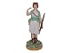 Antik K presents: Royal Copenhagen overglaze figurineFemale warrior with spear