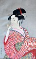 Pegasus – Kunst - Antik - Design presents: Kitagawa, Utamaro (c. 1753 - 1806) Japan: Japanese woman blowing ...