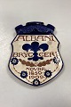 Danam Antik presents: Aluminia Faience Albani Brewery Plate - 7 Novbr. 1859-1909