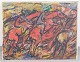 L'Art presents: Holger Dall (1903–1986) ,oil on canvas, listed Danish artist.